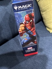 Marvel Legends Magic the Gathering Battle Damaged Spider-Man NIB Fast Ship
