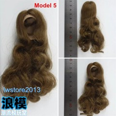 1/6 Artificial Hair Wig Cover For 12″ Female Phicen TBL JO Figure Head Body Toys