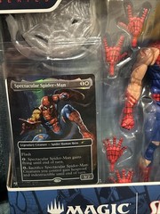 Marvel Legends Magic the Gathering Battle Damaged Spider-Man NIB Fast Ship
