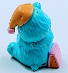 Vintage 1983 AGC – Care Bear Bedtime Bear Sleepy Reading 2″ PVC Figure Figurine