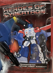 Transformers Heroes of Cybertron Powermaster Optimus Prime Apex Armor Figure NEW