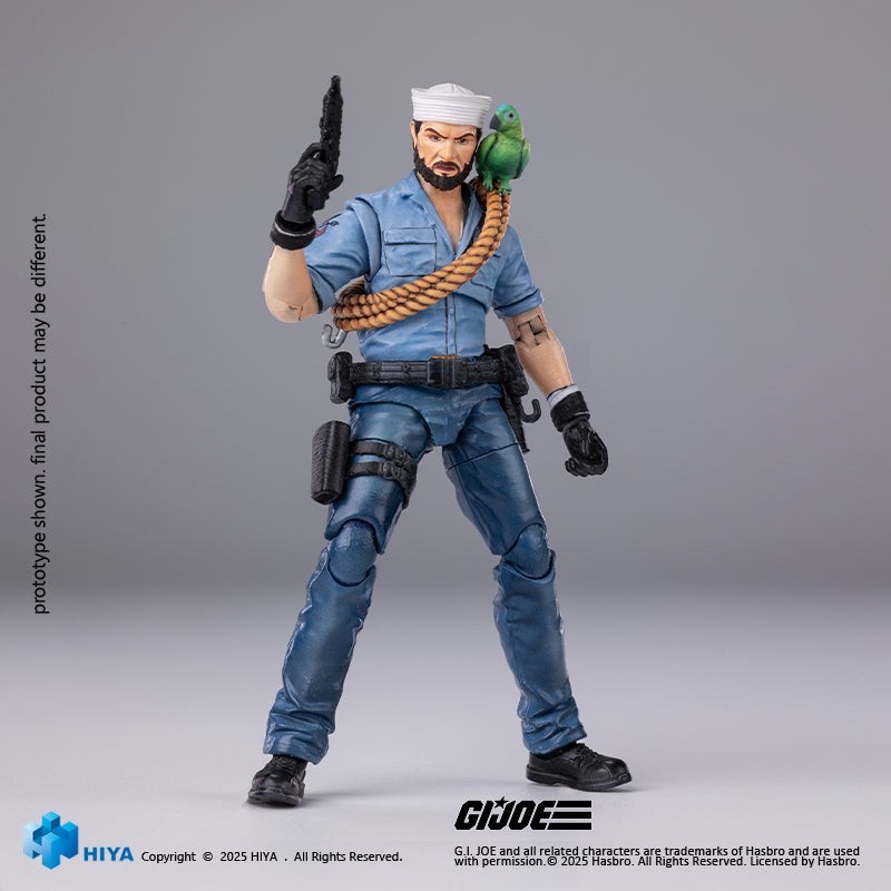 HIYA Toys Exquisite Mini 1/18 G.I. Joe Shipwreck Action Figure Brand New