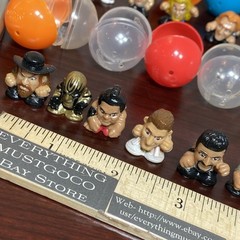 Lot 42 WWE WWF ECW WCW Mini Squinkies Wrestling Figures Tiny 0.75″ Tall CENA BAG