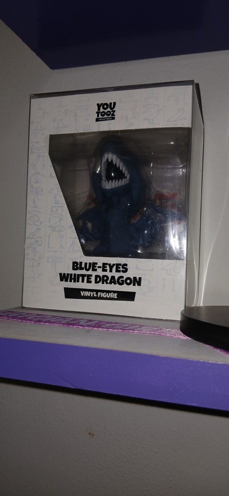 Yugioh Blue-eyes White Dragon Vinyl Action Figure Nib Sealed Japanese Anime Toy