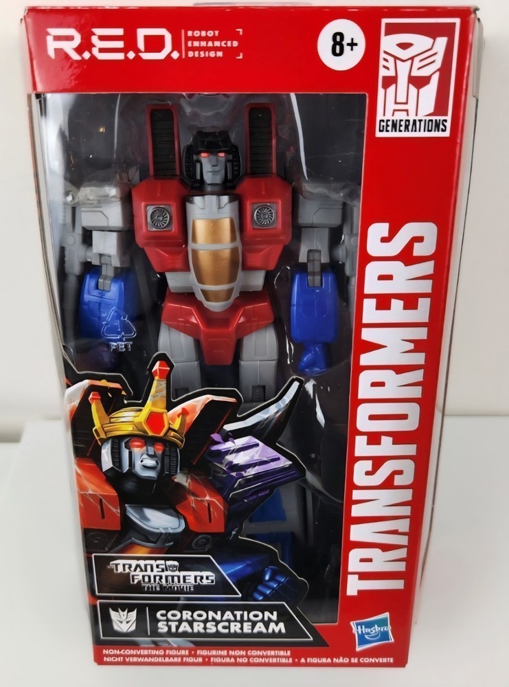 Transformers R.E.D Coronation Starscream Robot Enhanced Design New FRESH!