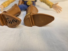 Disney Pixar Toy Story Fire Fightin’ Woody Soft Doll 2004 Drawstring WORKS READ
