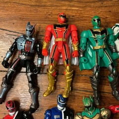 Power Rangers Lot Of 5.5” Figures (12) Years 2001,2004,2005,2006