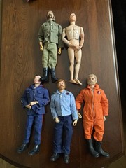 Vintage Gi Joe Figures lot of 5