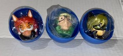 Lot of 3 – Zag – Miraculous Ladybug – Mash’ems – Cat Noir, Rena Rouge & Carapace