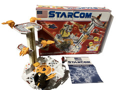 Vintage 1987 StarCom Space Force Starbase Station/Platform w/Box PLEASE READ