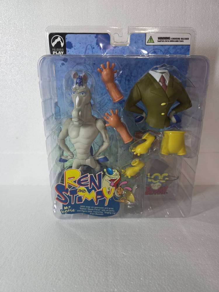 Nickelodeon Ren & Stimpy – 7″ Mr. Horse Action Figure – Palisades Toys – NIP