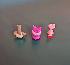Chowder Rare 1/64 Scale 1″ Micro Figures ,SHNITZEL,PANINI Lot Of 3 Figures