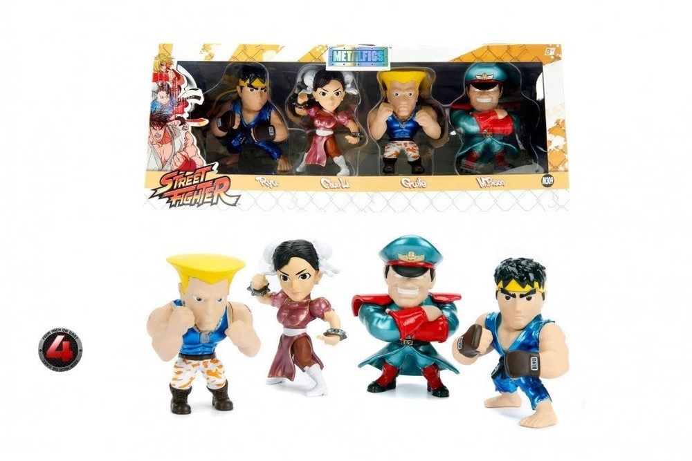 JADA 4″ METALS STREET FIGHTER SET 2017 ANIME EXPO EXCLUSIVE 300 SET 84464-1J2