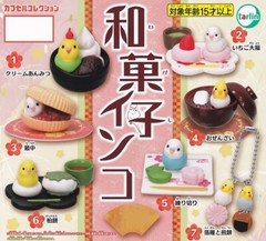 Cute Blind Box Capsule Tiny Toy Animal Parrot Bird 1 Random Food Mini Figure