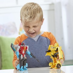 Collectible Bumblebee & Starscream 7-Inch Transformers Figures for Kids Ages 6+