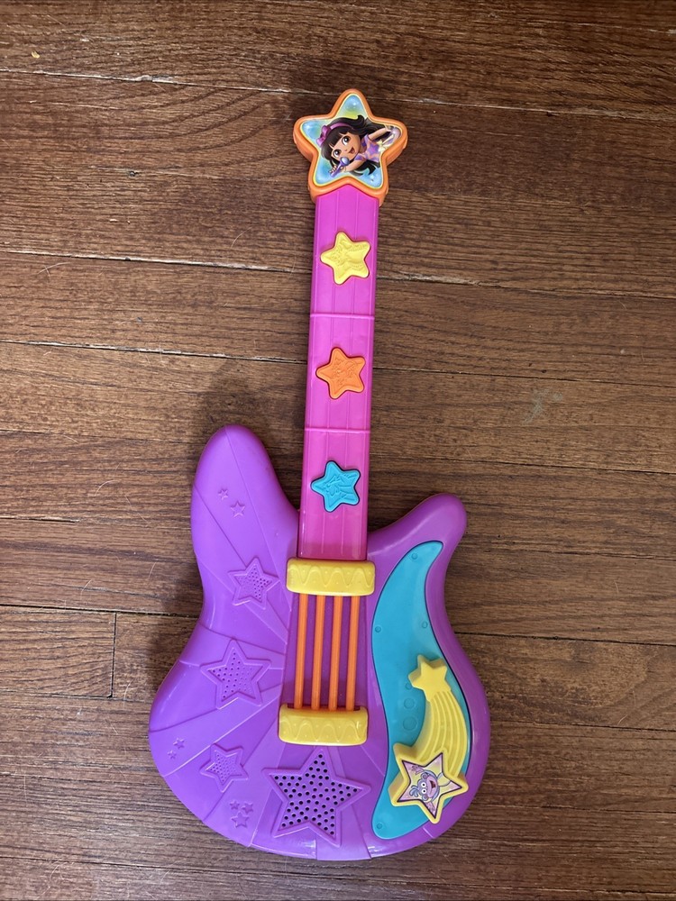 Mattel Dora the Explorer Singing Star Interactive Guitar Viacom 2012 – WORKS