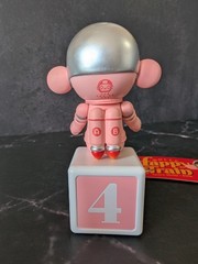 POP MART x MOLLY Happy Train Party Space Molly Pink Mini Figure, No Box