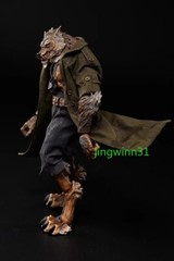 1/12 Maestro Union Werewolf Custom Wired Green Trench Coat+Pants For 12inch Toy