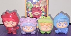 Jotoys Q.Kid Super Q.Team Series Mini Figures Set Of 8 New/Confirmed w/ID Cards