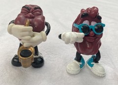 Vintage Applause Poseable Bendable California Raisins 1980s Era lot 4 Figures