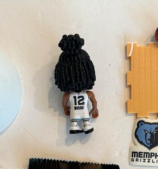 2023 Zuru NBA Ballers 5 surprise Figure Ja Morant Memphis Grizzlies White Jersey