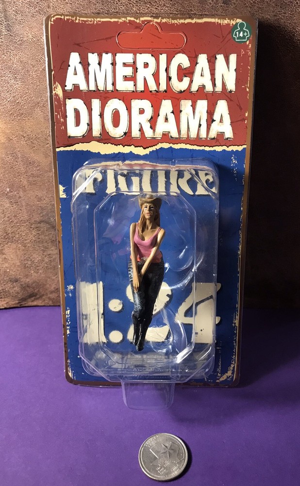 AMERICAN DIORAMAS THE WESTERN STYLE VII GIRL 1/24 SCALE FIGURE