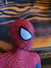 Hot Toys MMS658 The Amazing Spider-Man 2 With Toystay White Lense [MISSING MASK]