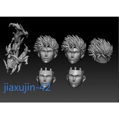 1/12 Jujutsu Kaisen Gojo Satoru Head Carving Set For 6″ Romankey VTOYS Body