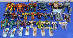 HUGE Playmates 1990s Exo-Squad Lot of 24 E-Frames Vehicles & 32 Action Figures