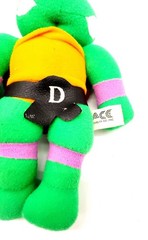 Vintage Teenage Mutant Ninja Turtles Plush 1989 Ace Branded Lot Of 2 Leonardo Do