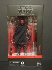 STAR WARS BLACK SERIES DARTH MAUL SHADOW LORD FAN CHANNEL FIGURE #01 IN STOCK!