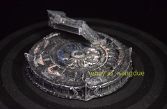 Customized Painted Base Ruins Platform For 6-7” Action Figure W10.5cm