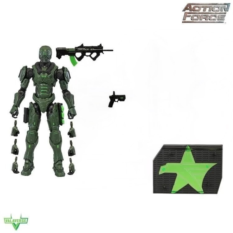 Valaverse Action Force Crimson Shadow Praetorian Fury Action Figure ONLY!!