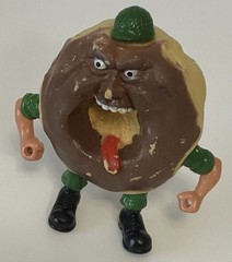 Vintage 1988 Mattel FOOD FIGHTERS 6 Loose Figures Much Wear No Accessories As-Is