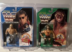 Hasbro 1990s WWF Figures lot Shawn Michaels & Adam Bomb