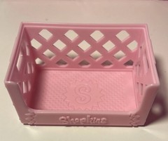 Shopkins Stackable Crate Pink or White ‘YOU CHOOSE’ Pick from 3 Styles/Colors
