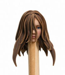 Mythic Legions Cult of the Spider Goddess Banshee Head 1.0 1:12 3d Print
