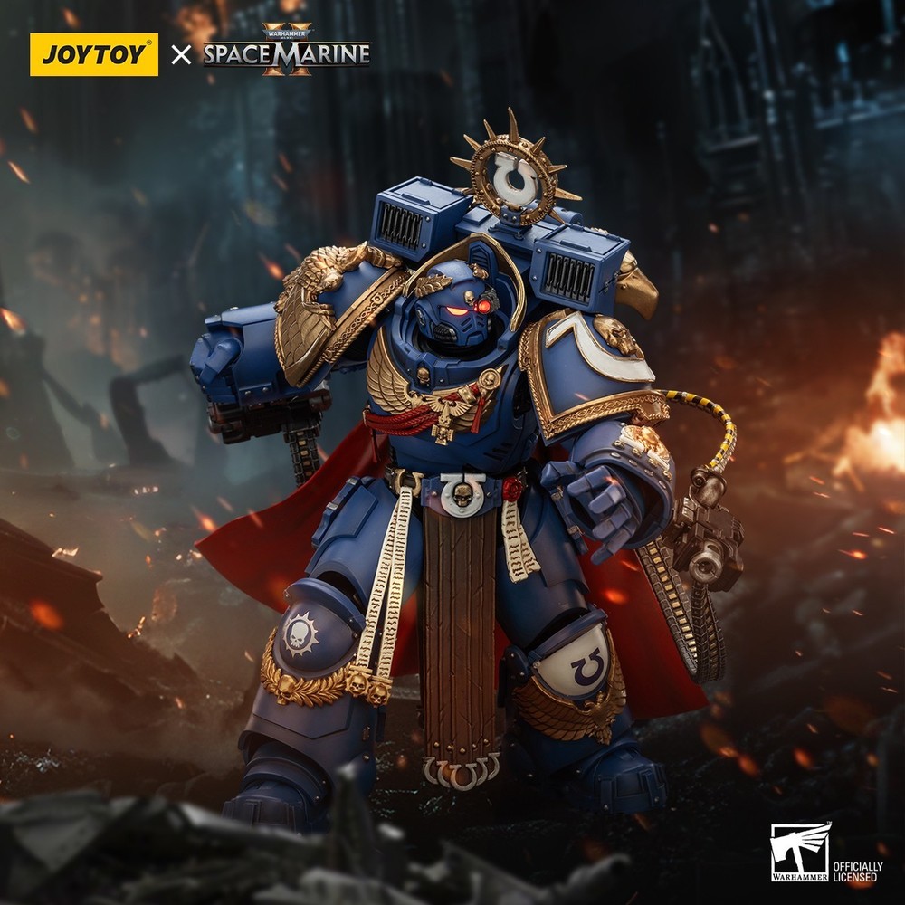 JOYTOY Warhammer 40K 1/18 Ultramarines Marneus Calgar Victrix Honour Guard Model
