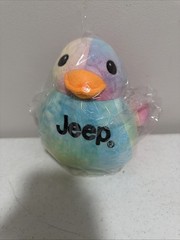Jeep YOU’VE BEEN DUCKED Jeep Branded Logo 8” Tie Dye Plush Duck 2025 New OEM