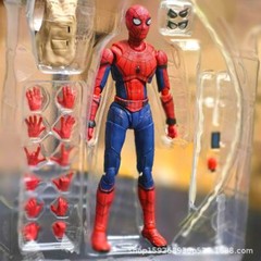Mavel Spider-Man SHF Action Figure Backpack Premium Edition Model Toy Box Gift