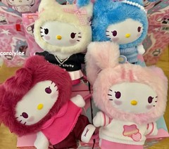 Miniso Hello Kitty Pop Star Series Plush Confirmed Figure Gift Toy Blind Box