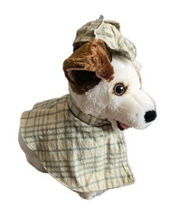 Vintage Wishbone Dog Plush 12″ PBS Jack Russell Terrier w/ Hat Cape Costume 1996