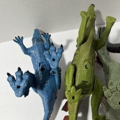 Lot Of 7 Dinosaurs = 6 Kid Galaxy Dinosaurs Poseable Action Figures 1 Unbranded