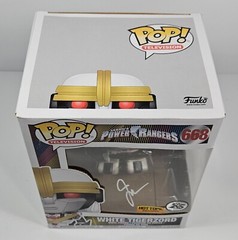 JASON DAVID FRANK SIGNED FUNKO POP WHITE TIGERZORD POWER RANGERS TOMMY JSA COA