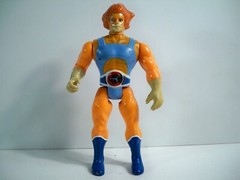 K23i05742 LION-O BRAZIL 100% COMPLETE GLASSLITE THUNDERCATS 1985 ORIGINAL FIGURE