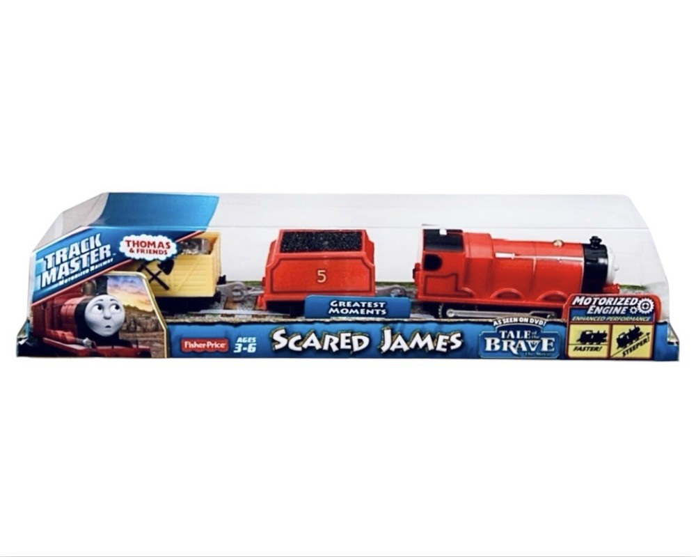 Thomas & Friends TrackMaster Motorized Scared James Tales of the Brave 2014 Rare
