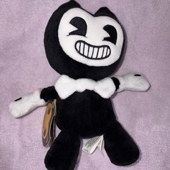 Phat Mojo Bendy And the Ink Machine Plush NEW WITH TAGS 9″ Black and White 2017