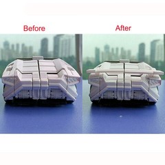Upgrade Kit Car Tail Spoilers FOR Siege Sideswipe Red Alert Deep Cover NETFLIX