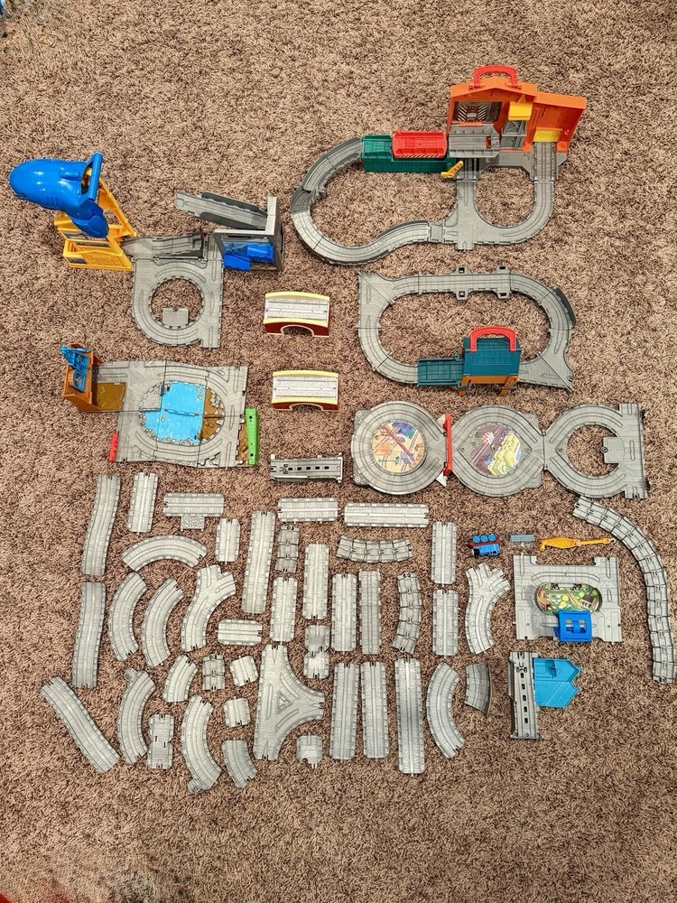 Huge Vintage Thomas The Train Take N Play Sets With Diecast Train and Tracks
