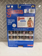 MATTEL LJN WWE SUPERSTARS ULTIMATE WARRIOR SERIES 2 BLACK CHASE CARD RETRO 1980S